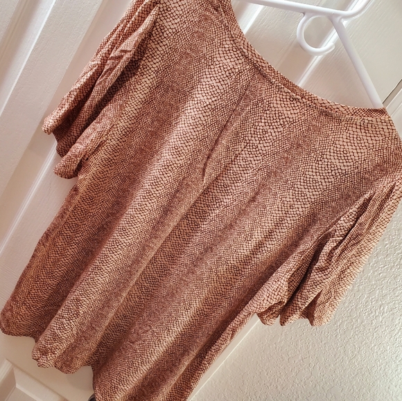 Free People Snake Skin Blouse - Picture 7 of 9